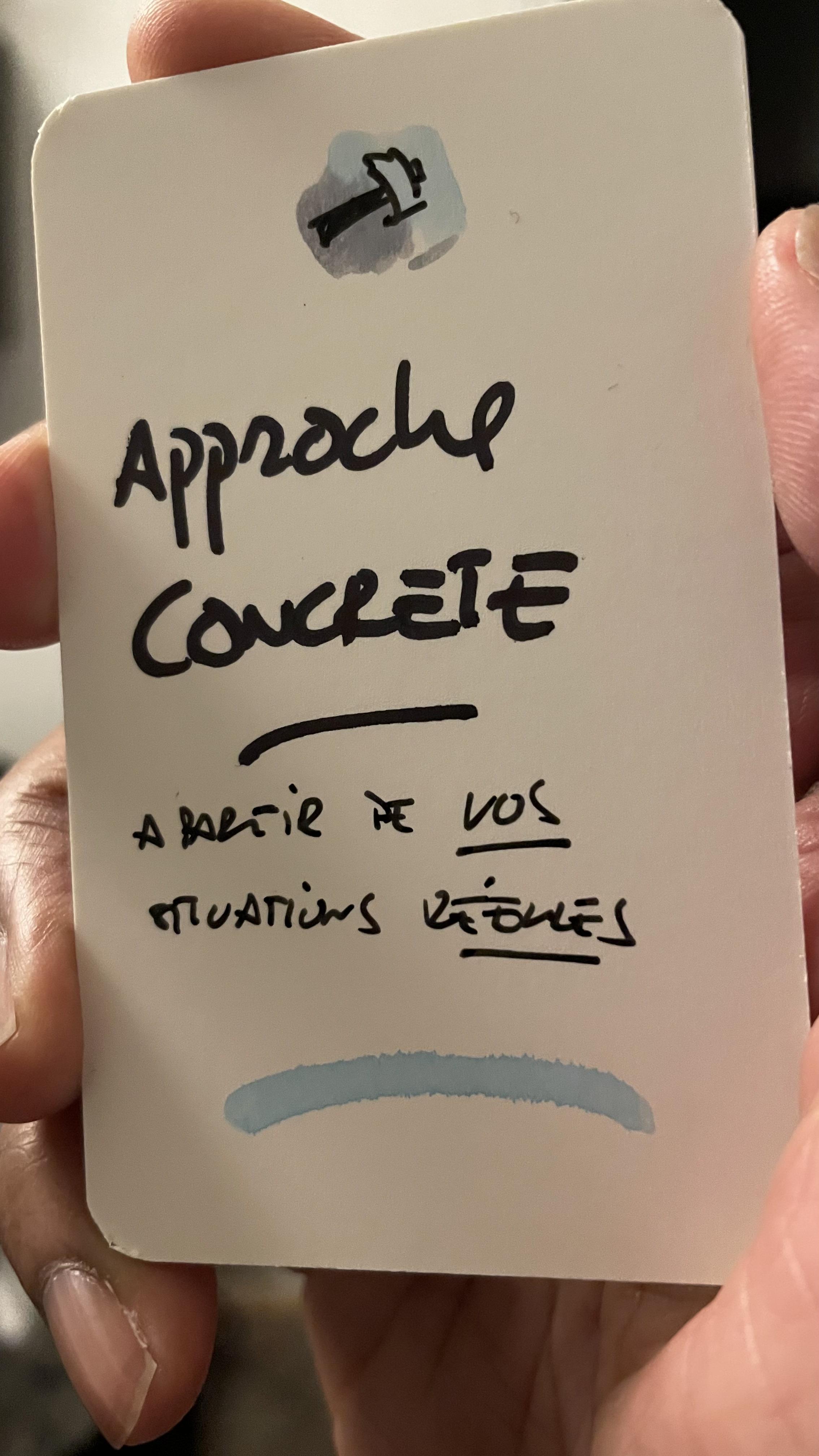 Une approche concrete