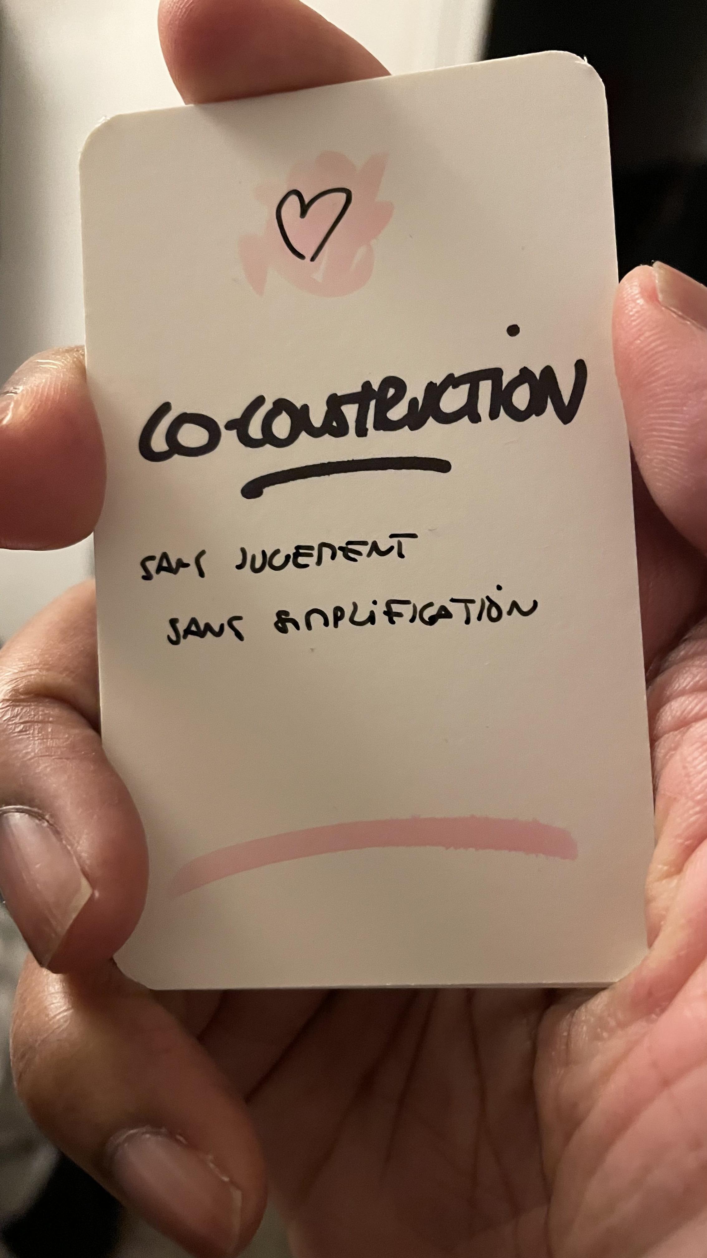 Un cadre de co-construction